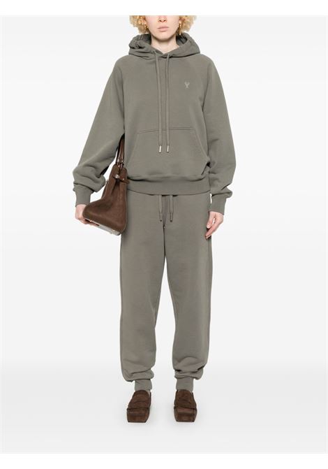adc hooded sweatshirt unisex smoke grey AMI PARIS | USW274.7470953
